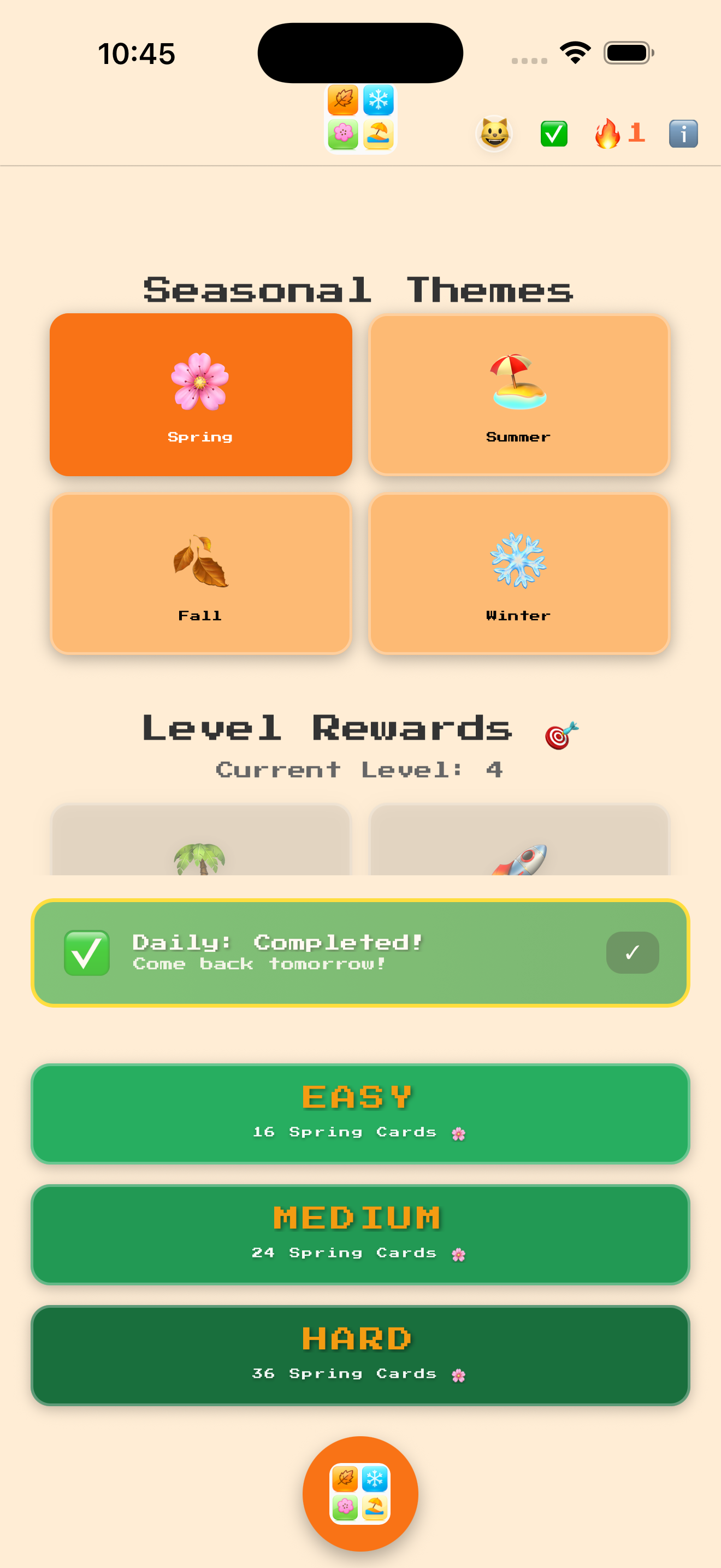 Memory by Seasons screenshot 6